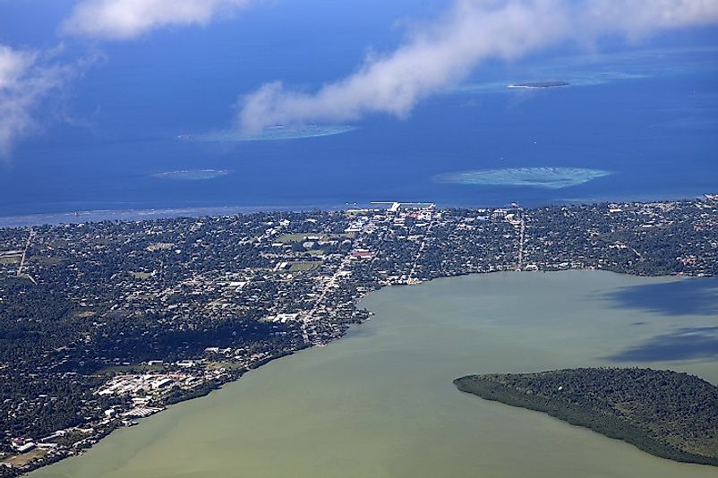 Nukuʻalofa, the capital city of Tonga, on the island of Tongatapu.