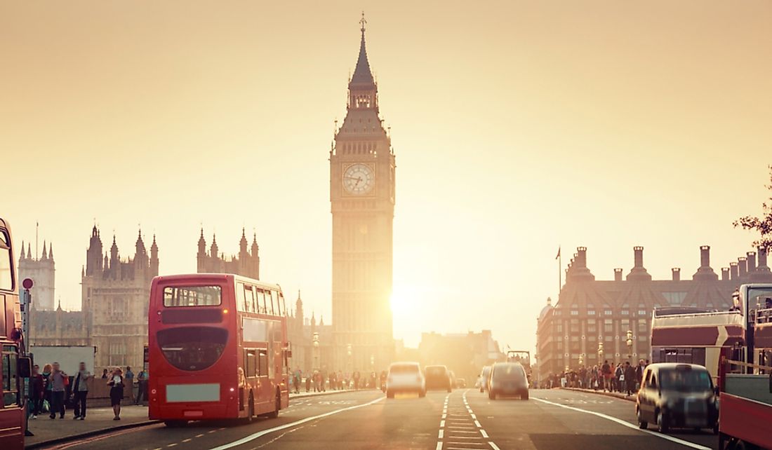 London sees millions of tourists annually.