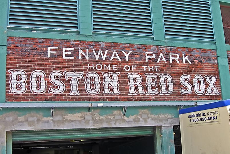 Boston's Fenway Park is the oldest stadium in the US still in use.  Editorial credit: fmua / Shutterstock.com 