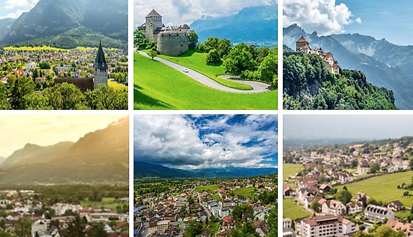 The sights of Liechtenstein. 