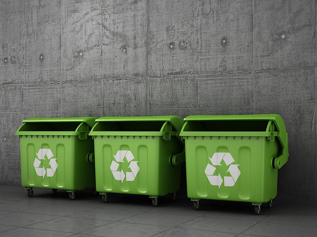 Recycling has grown in popularity in recent years. 