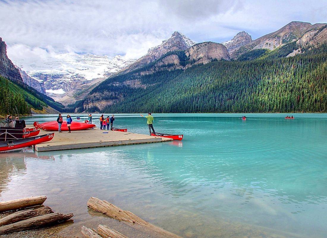 Canada is a vast country with a variety of natural landscapes. 