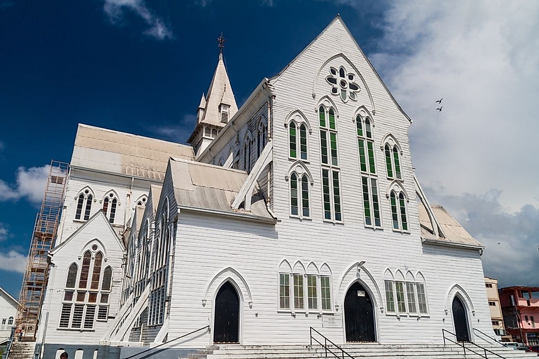 St. George's Cathedral in Georgetown, Guyana. 