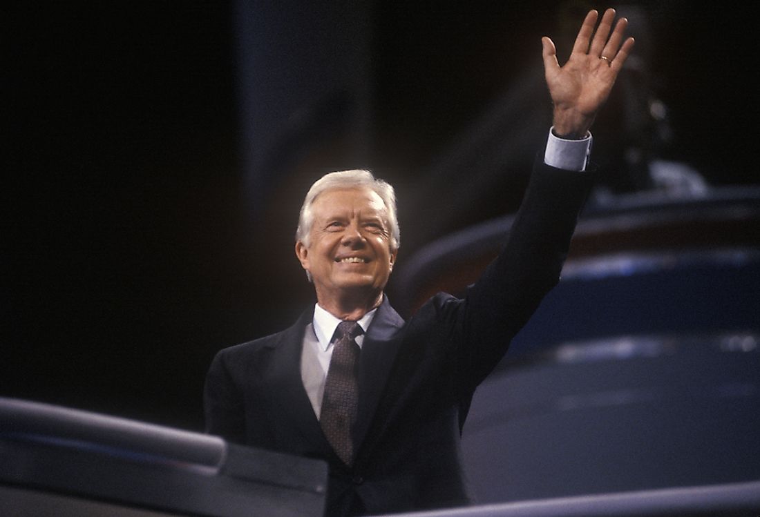 Jimmy Carter in 1992. Editorial credit: Joseph Sohm / Shutterstock.com. 
