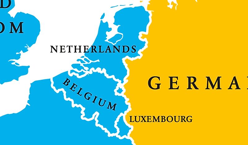 Belgium lies at the center of what are known as the "Low Countries".