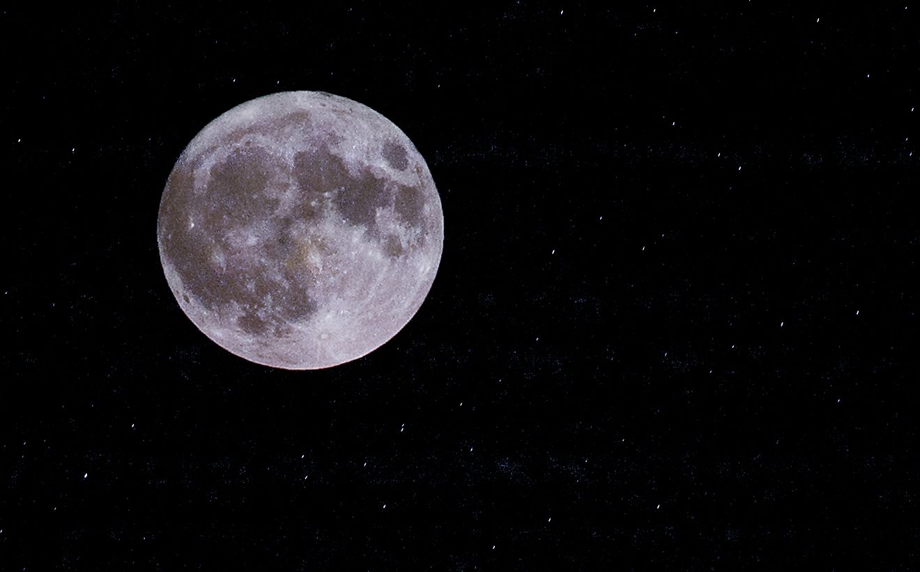 A full moon in January is called a "wolf moon". 