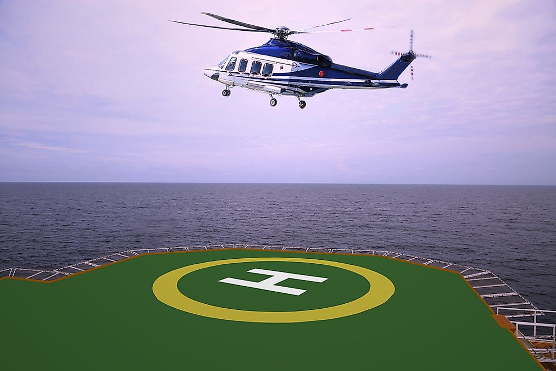 VLFSs can be used as floating airports and landing pads. 