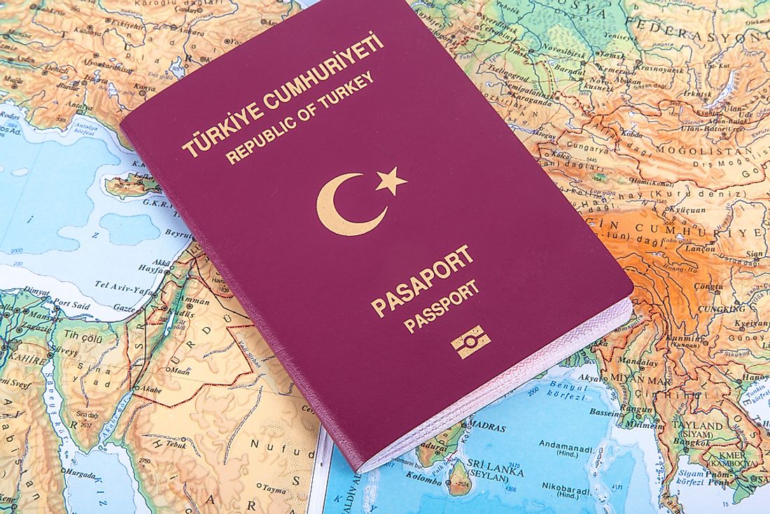 The Turkish passport. 