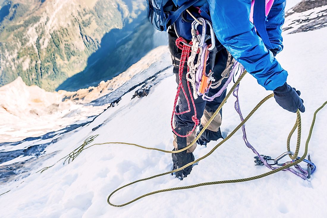 Climbing Mount Everest is impossible without the correct training and equipment. 