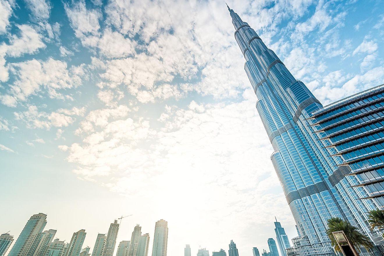 The gardens of Burj Khalifa are watered with water that is, technically, recycled. Credit: Konstantin Yolshin / Shutterstock.com