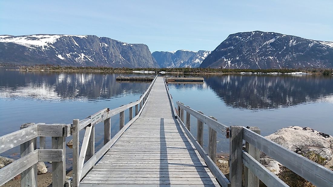 Gros Morne National Park is known for its stunning cliffs. 