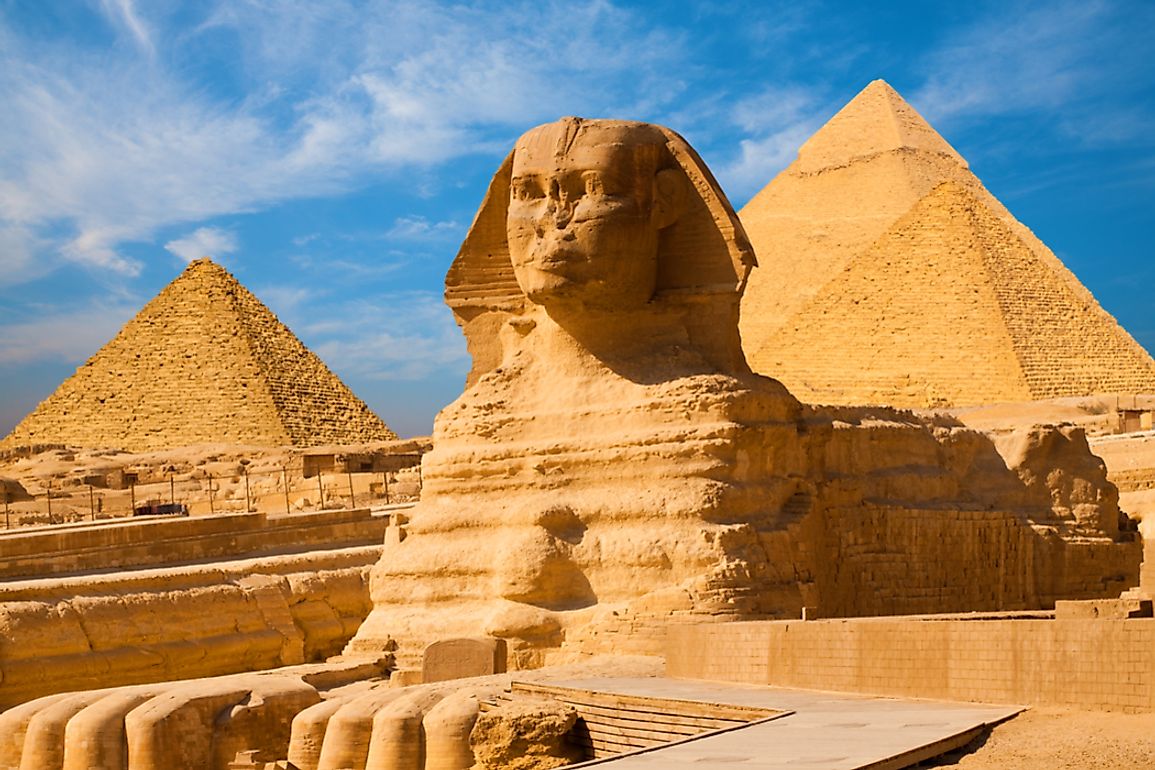 The Sphinx of Giza is known to be among the biggest and ancient statuettes worldwide. 