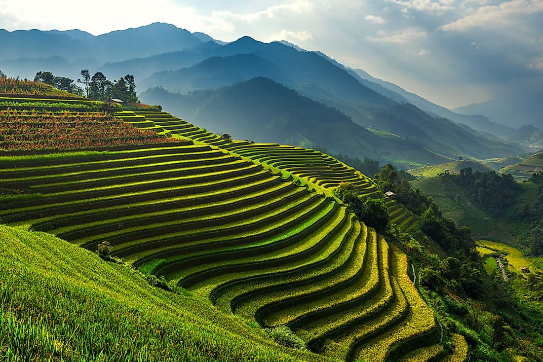An example of the landscape found in Indochina. 