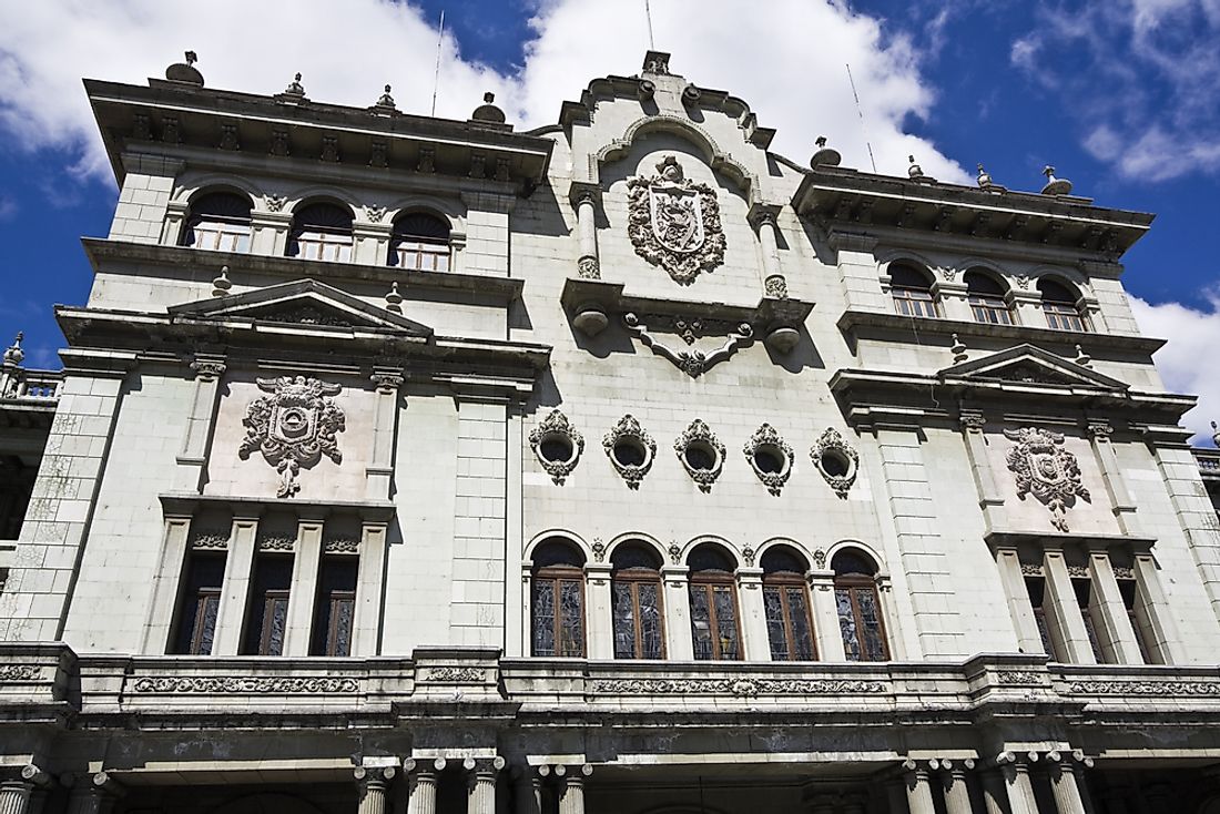 The National Palace of Culture is one of the most significant buildings in Guatemala City, the capital of Guatemala.