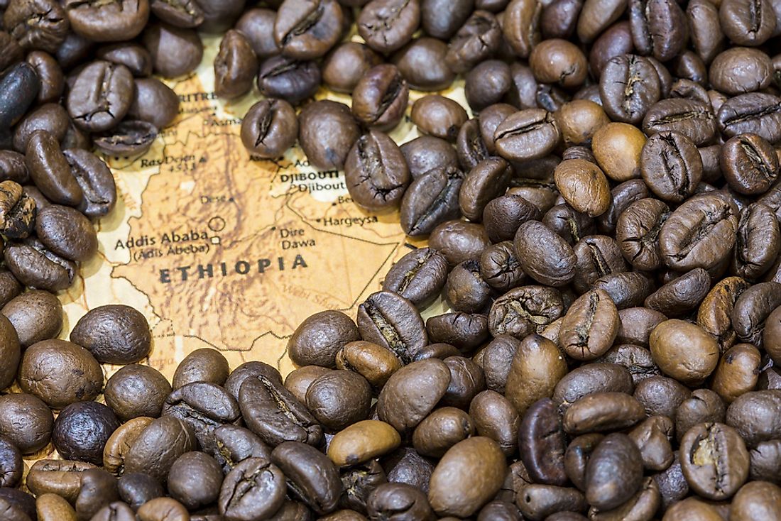 Coffee is the largest export of Ethiopia. 