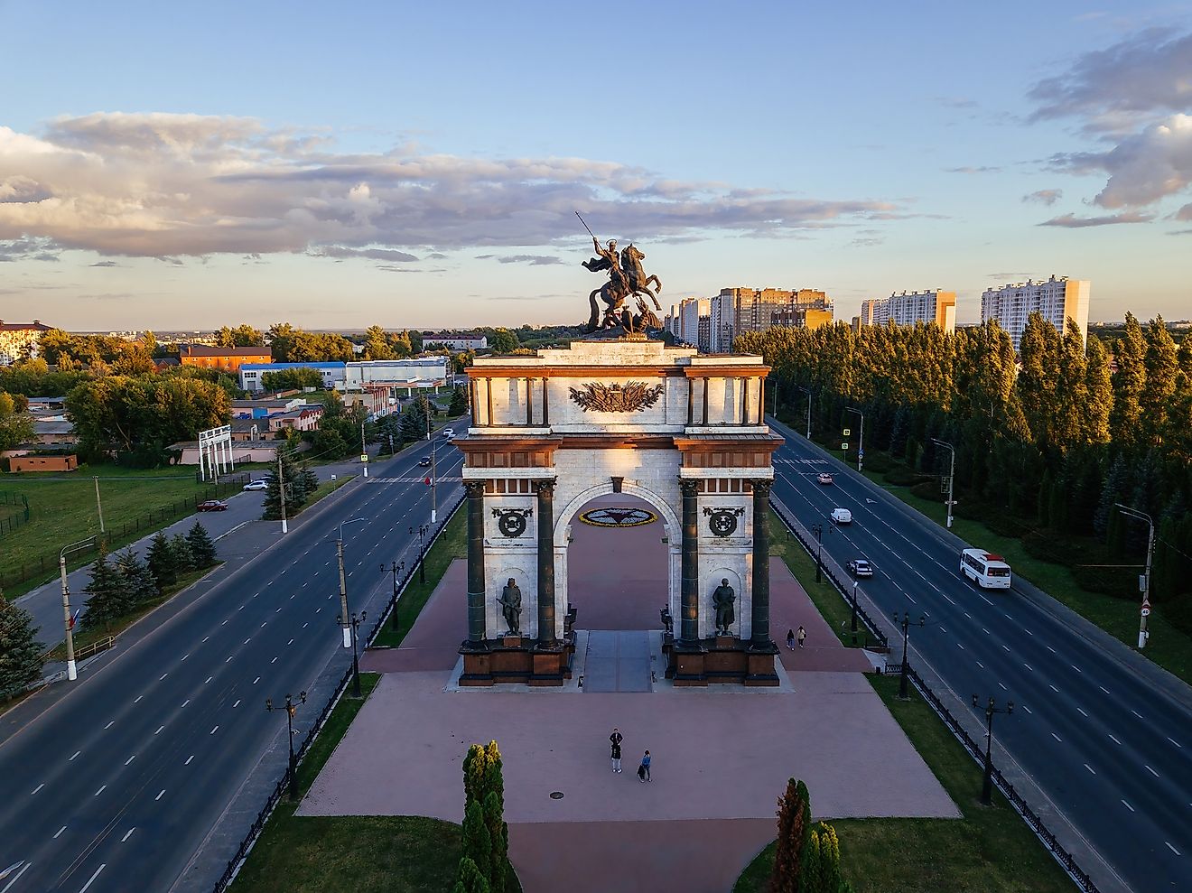 The Triumphal Arch in Kursk, Russia