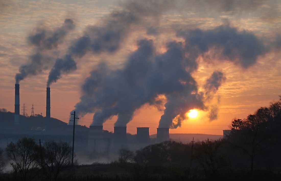 Industrialization has contributed to various types of pollution.