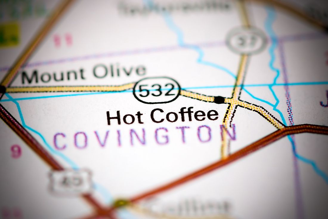 Have you ever been to Hot Coffee, Mississippi? 
