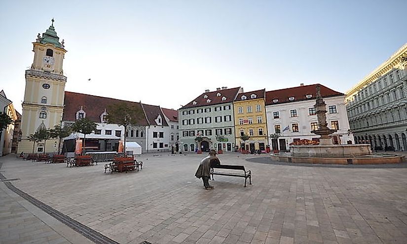 Main Square in Bratislava 