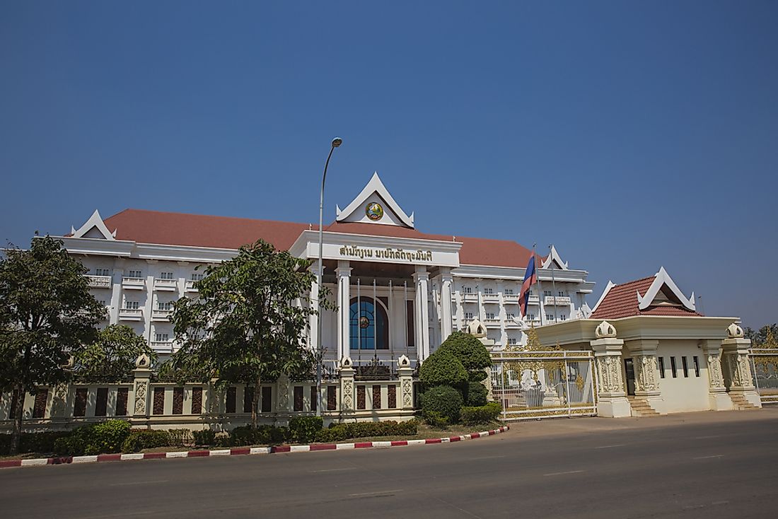 The government's office in Laos. 