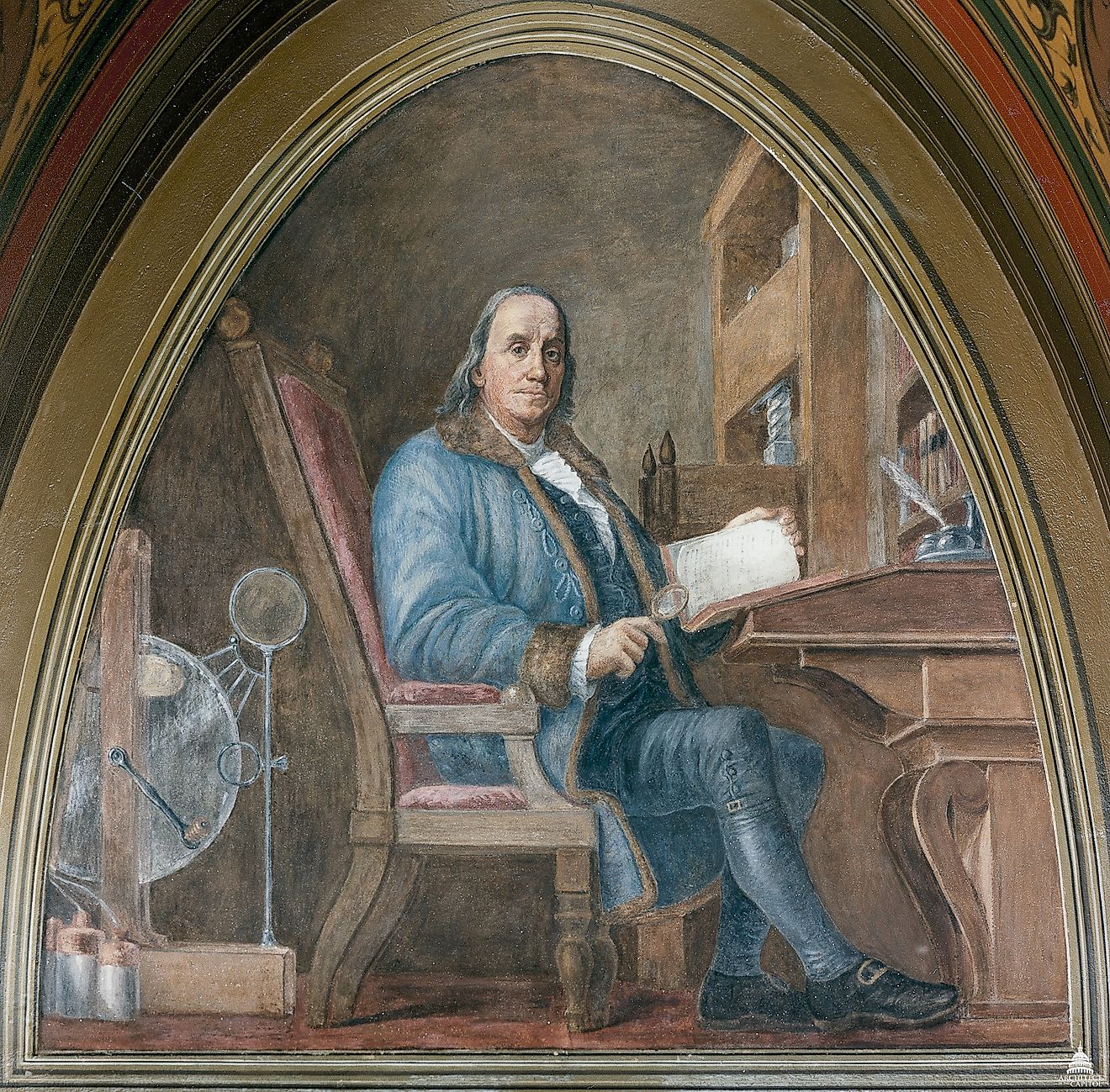 Benjamin Frankling. Image courtesy: USCapitol/Flickr.com