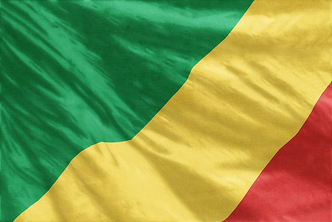 The Republic of the Congo flag. 