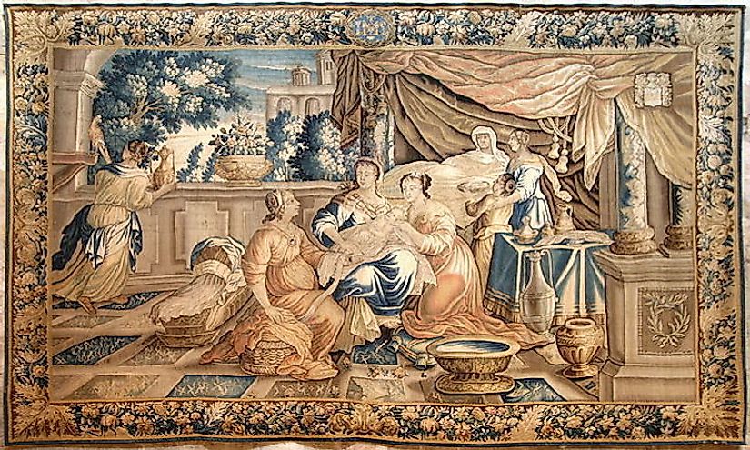 Aubusson tapestry​ of France.