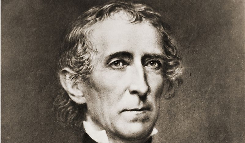 John Tyler, the 10th President of the United States. 