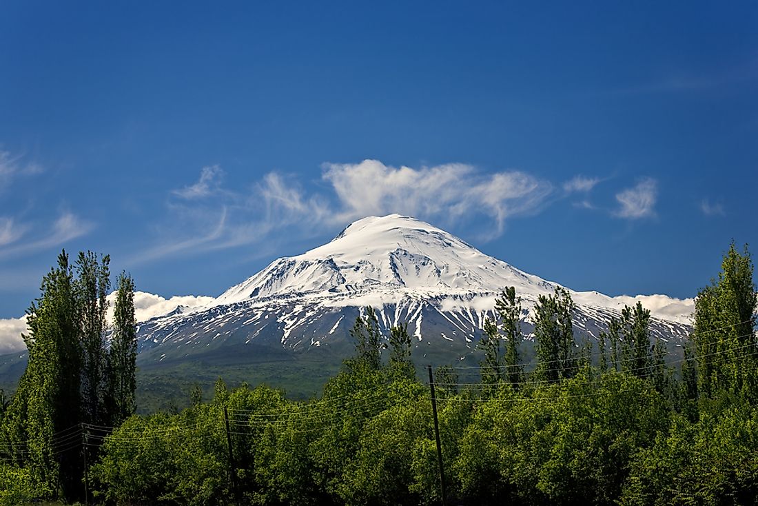 Mount Ararat is the highest point in Turkey. 