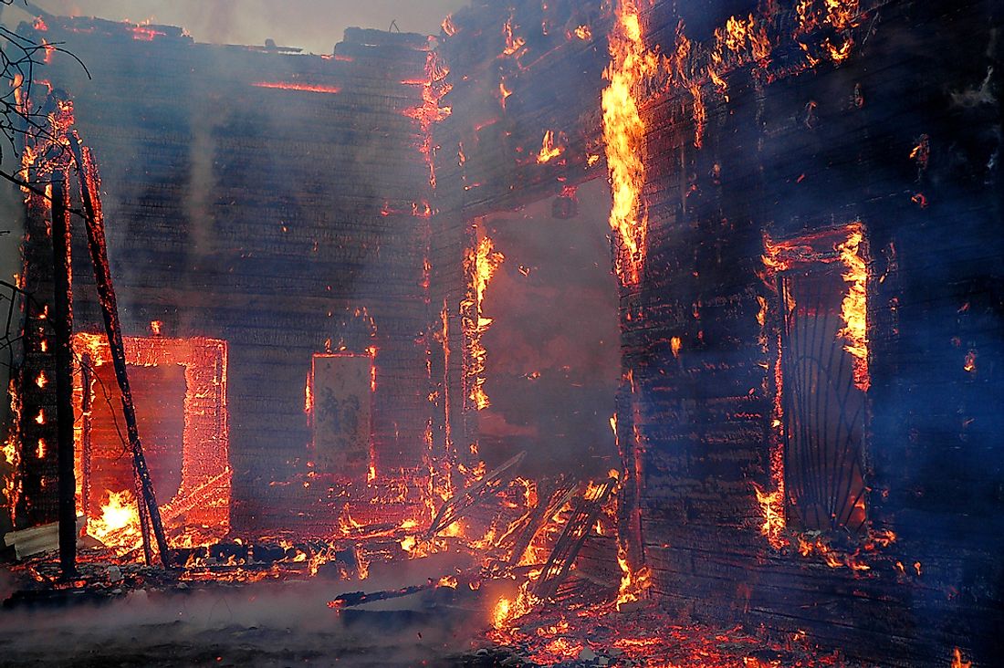 Large building fires can have disastrous results. 