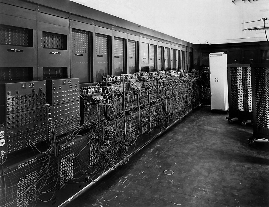 The original ENIAC computer pictured in 1946. 