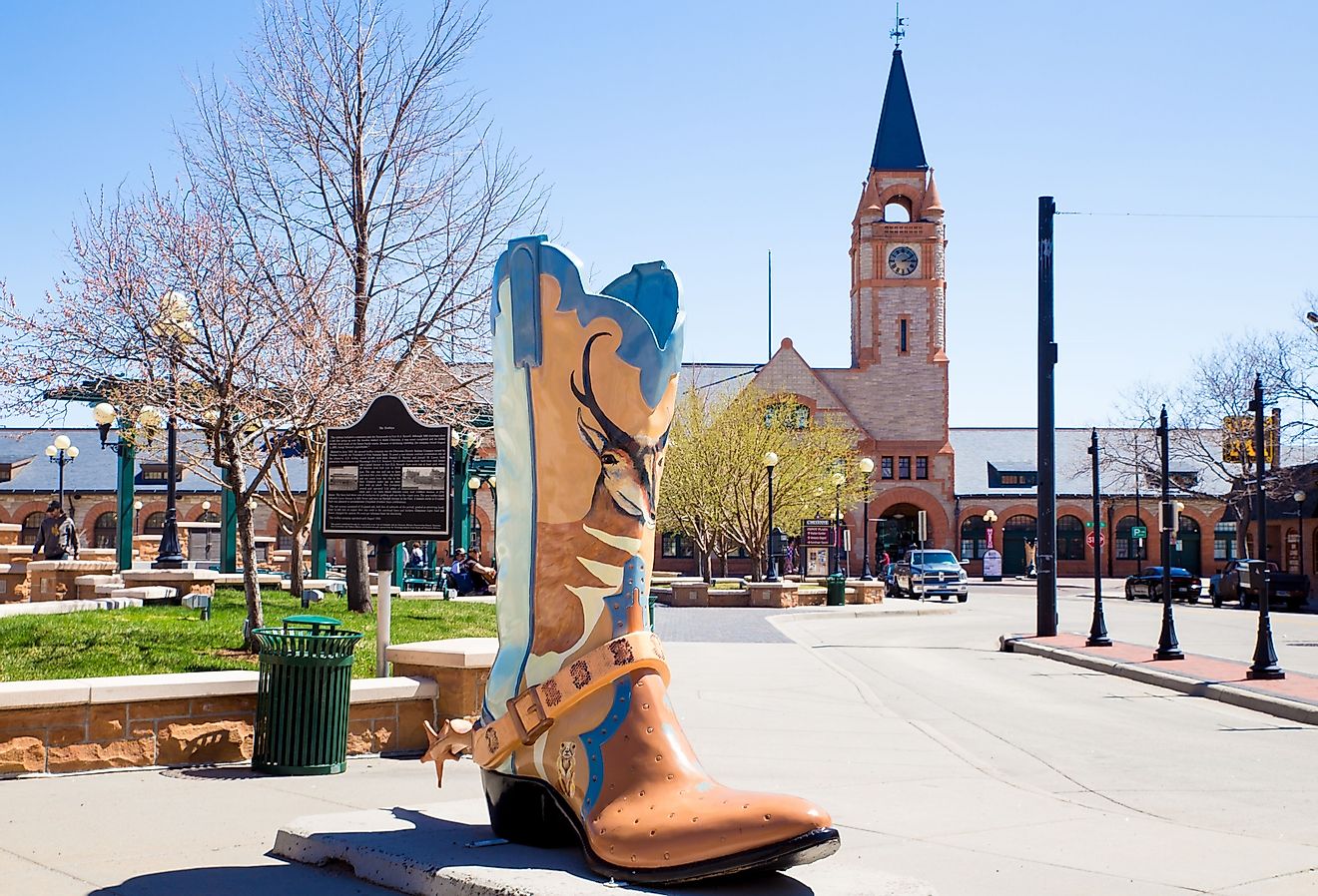 Historic downtown Cheyenne, Wyoming. Image credit littlenySTOCK via Shutterstock