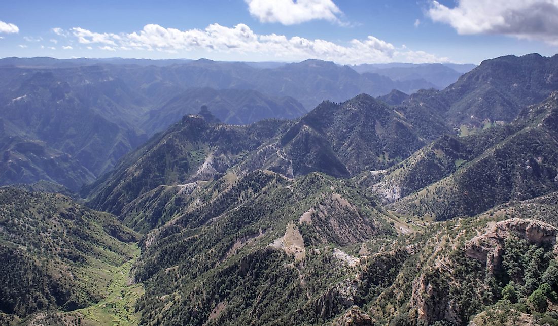  Sierra Madre Occidental's Copper Canyon in Chihuahua, Mexico.