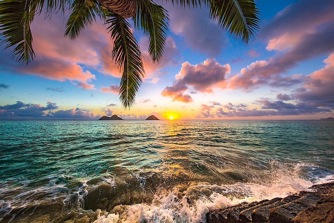 A majestic sunrise in Hawaii. 