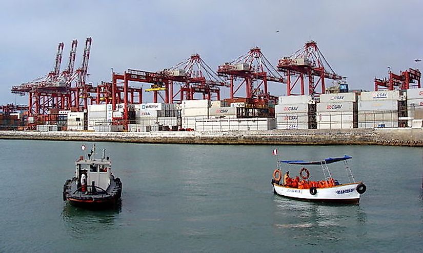 The Port of Callao is Peru's gateway for exports and imports.