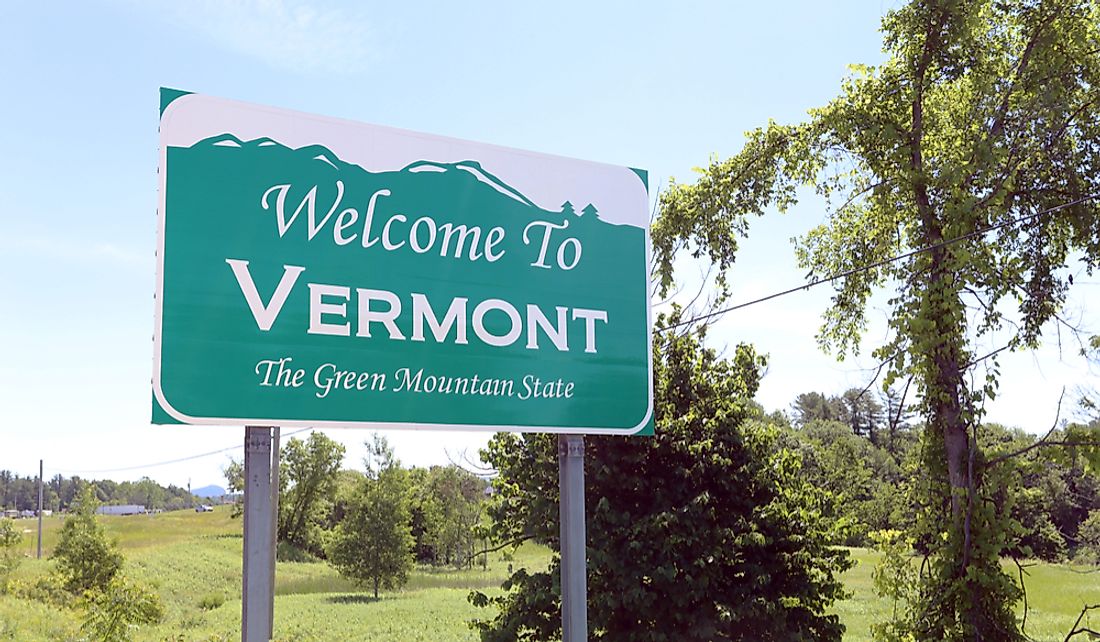 Vermont is known as the Green Mountain State.