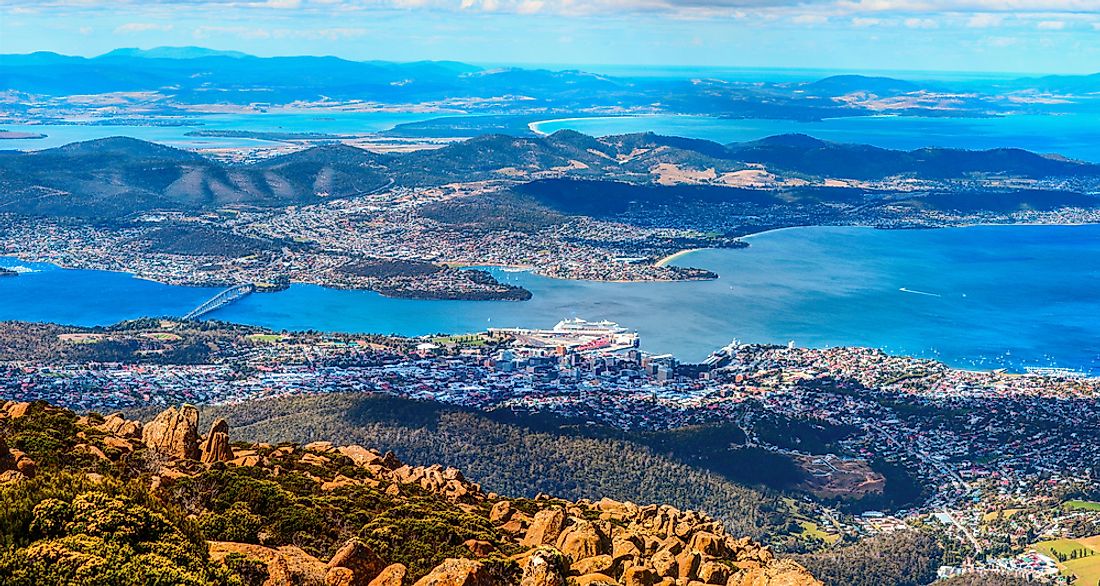 Hobart is the capital of Tasmania, one of the six states of Australia.