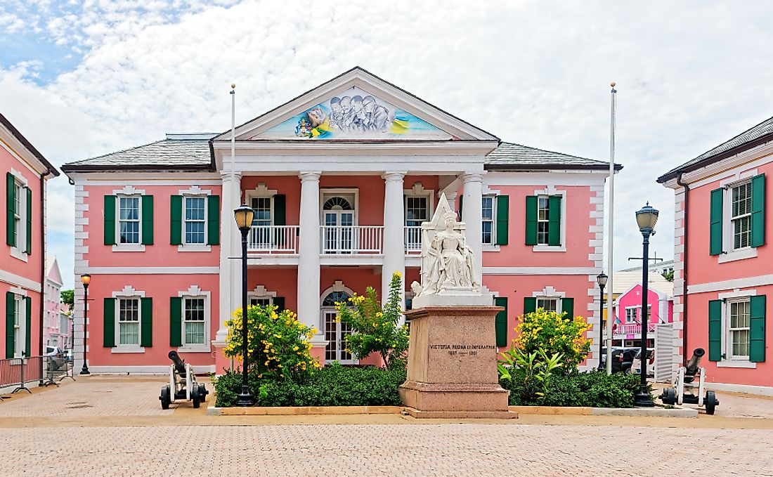  Parliament of the Bahamas, located in downtown Nassau.