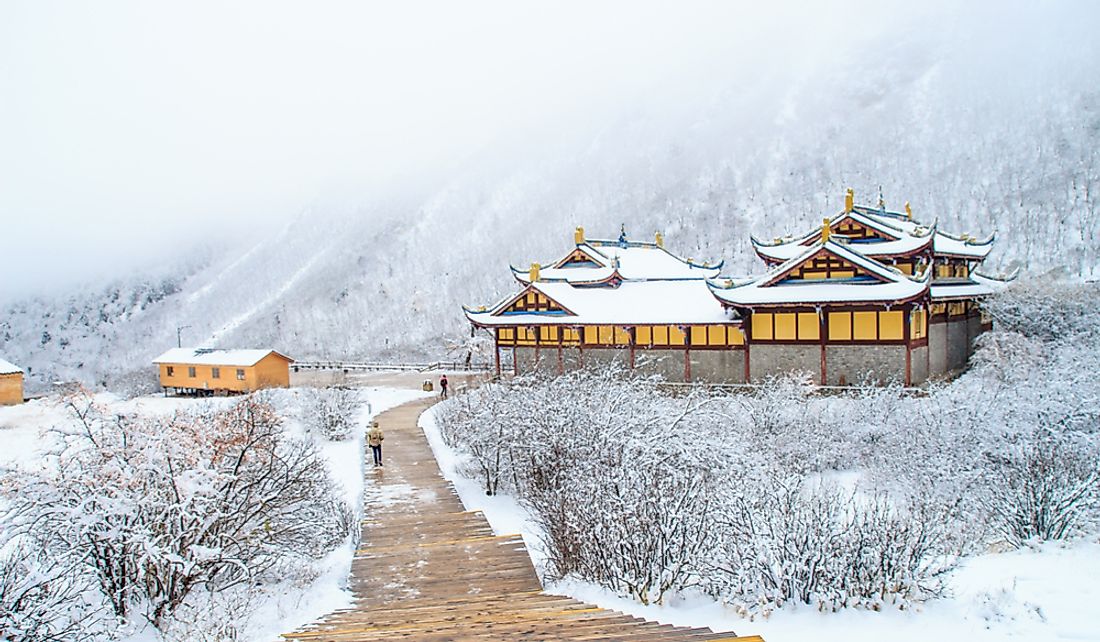 Winter in Sichuan, China.
