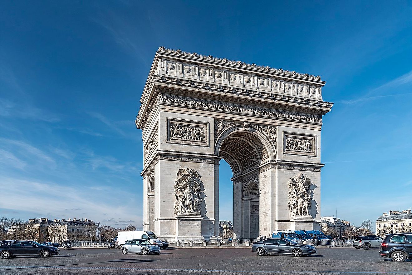 Arc de Triomphe, Paris. Image credit: Jean Chalgrin/Public domain