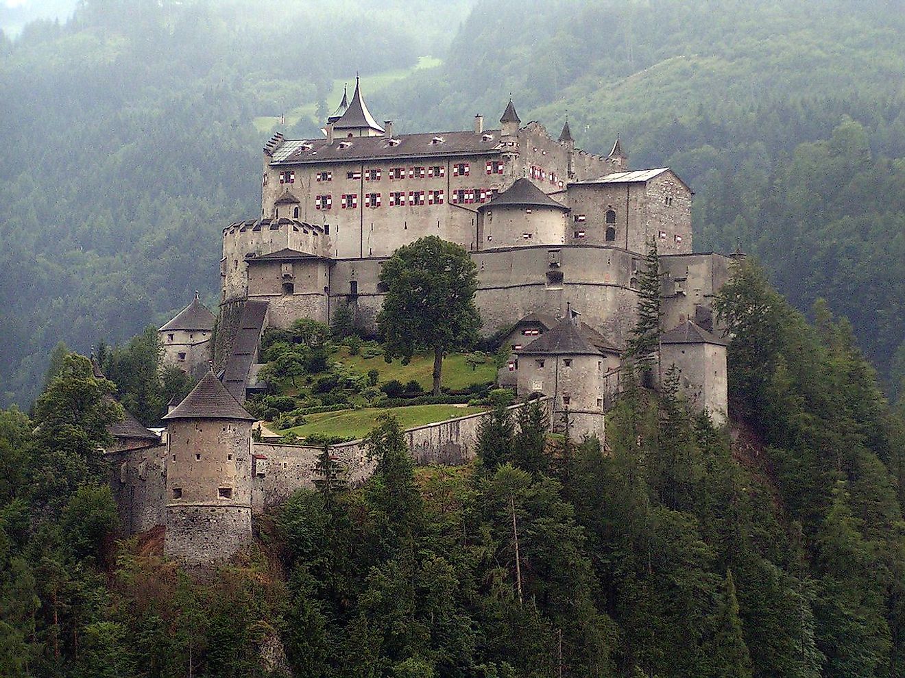 Hohenwerfen Fortress. Image credit: Memorator/Wikimedia.org