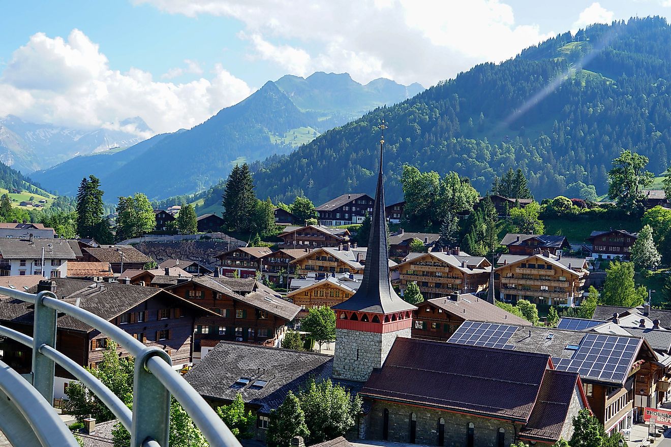 Gstaad in Switzerland. Europe. Image credit: Purwanto Lim