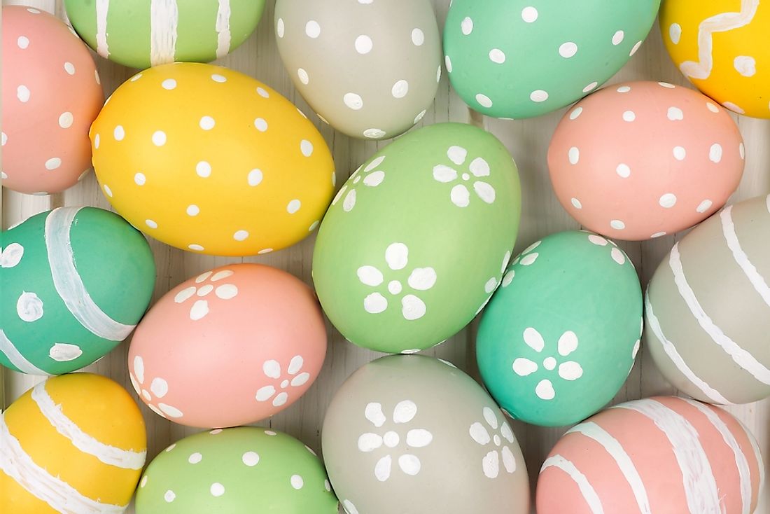 The colorful eggs used to celebrate Easter have a religious background. 