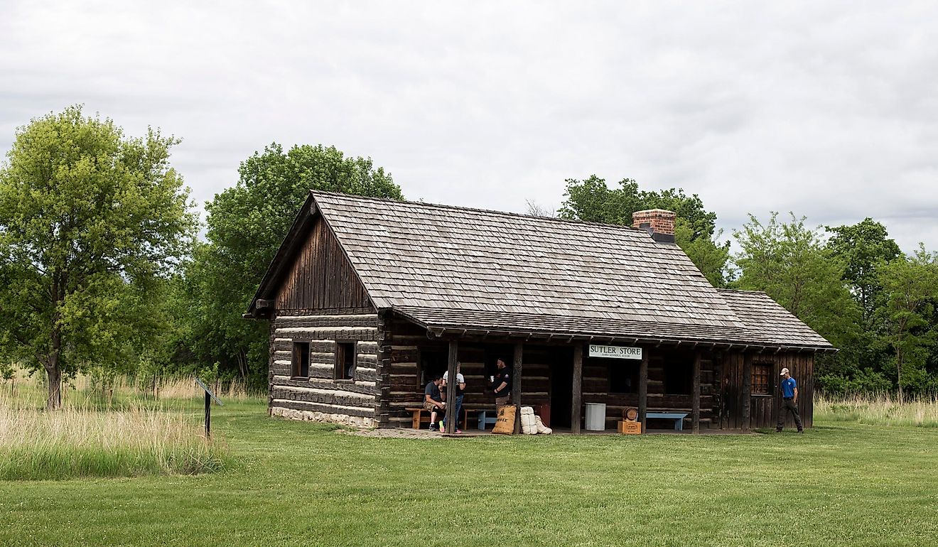 The local candy store at Fort Atkinson Historical State Park. Editorial Credit: Dan and Ruth Photography / Shutterstock.com