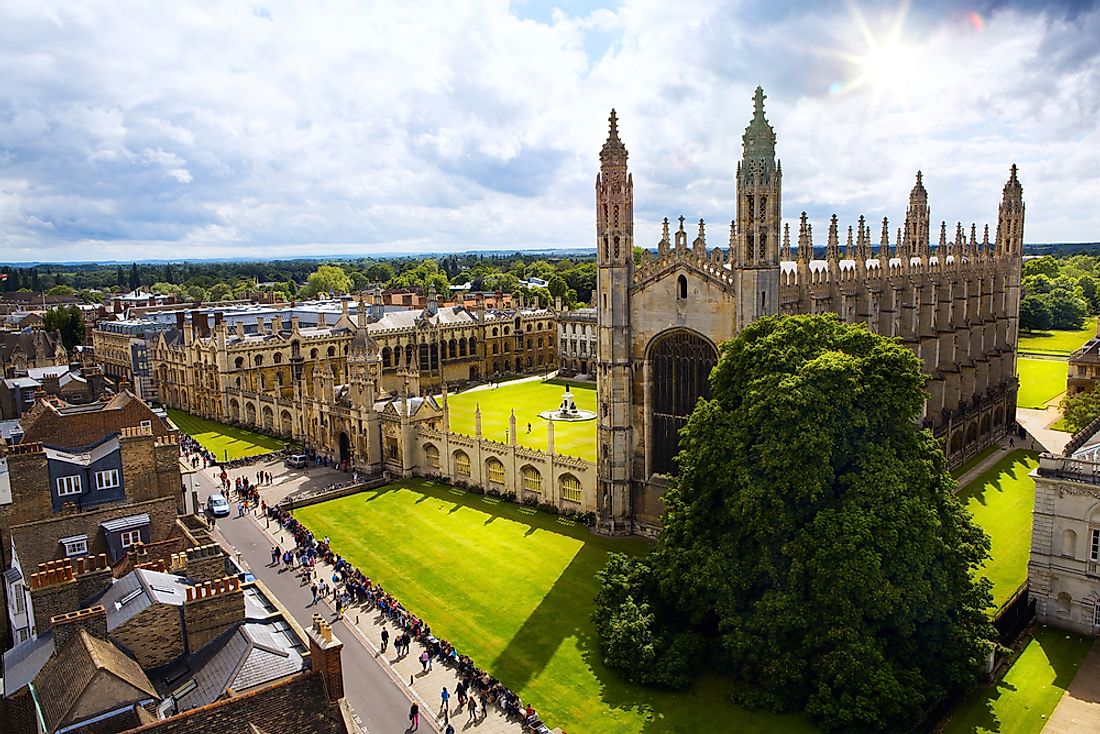 The campus of Cambridge. 