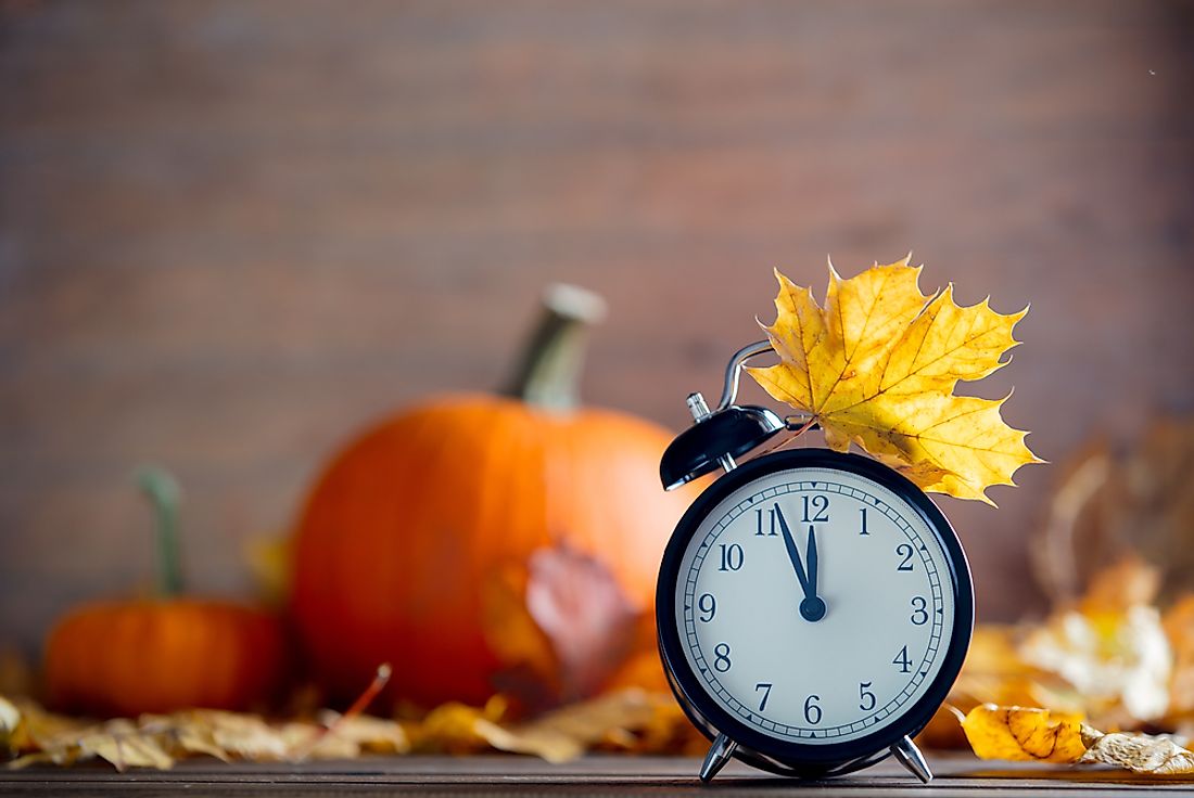 Most parts of Canada turn back their clocks one hour in the fall, known as "fall back".
