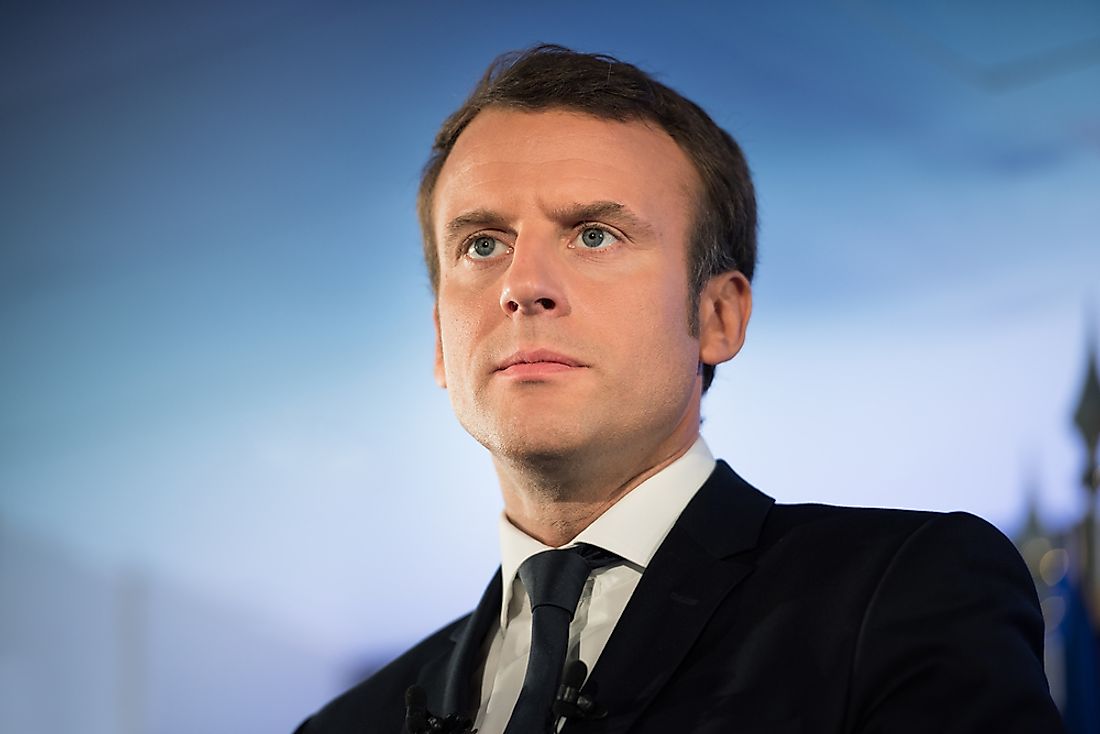 Emmanual Macron, the current President of France. Photo credit: Frederic Legrand - COMEO / Shutterstock.com.
