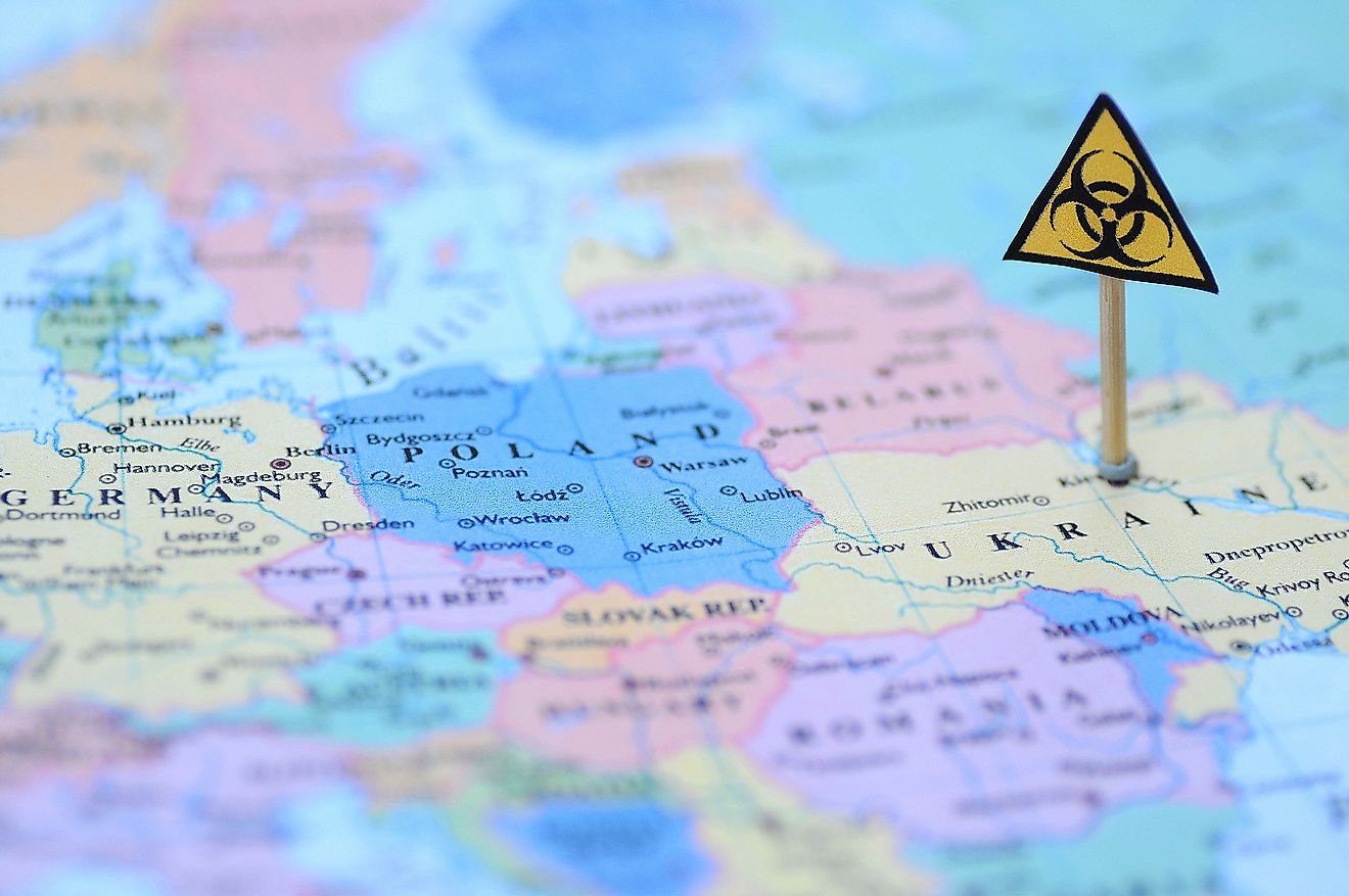 How far-reaching was the Chernobyl catastrophe, and how far did the radiation travel across Europe?
