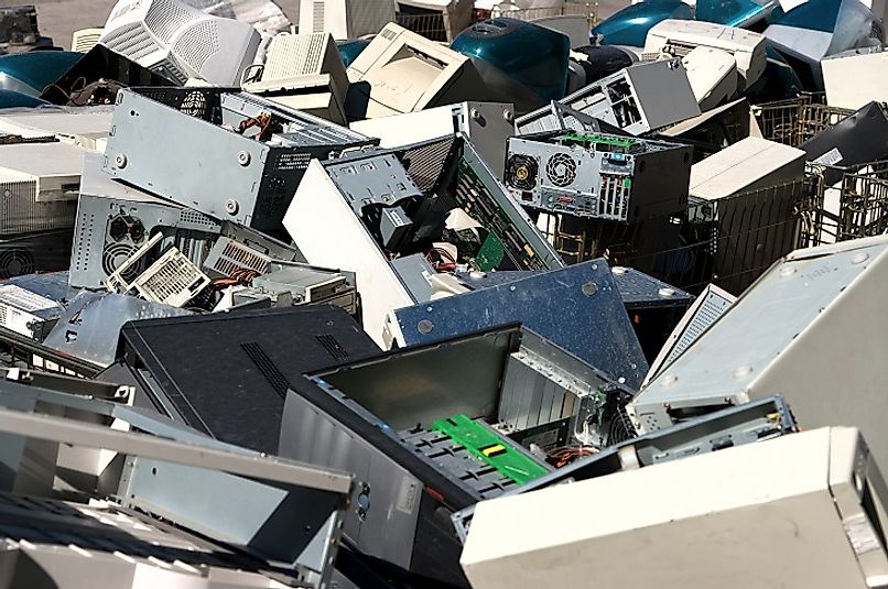Not only does e-waste make unsightly rubbish heaps, it can pose serious threats to humans and the environment.