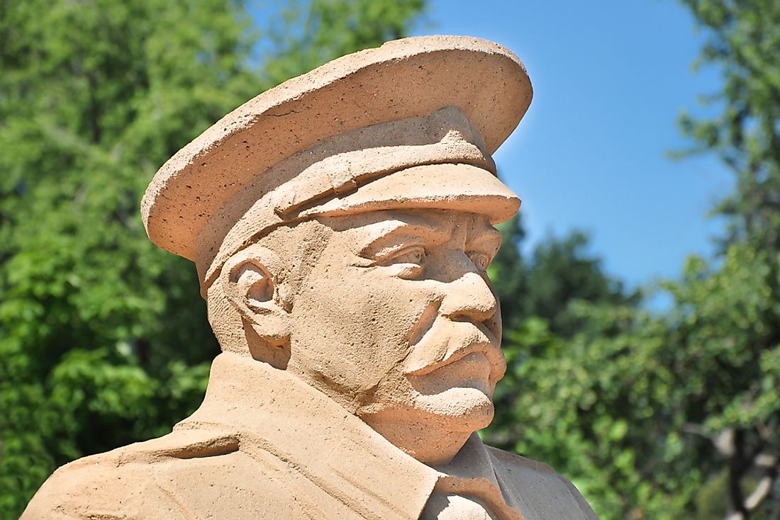 A statue of Joseph Stalin in Moscow. Editorial credit: Ligados / Shutterstock.com